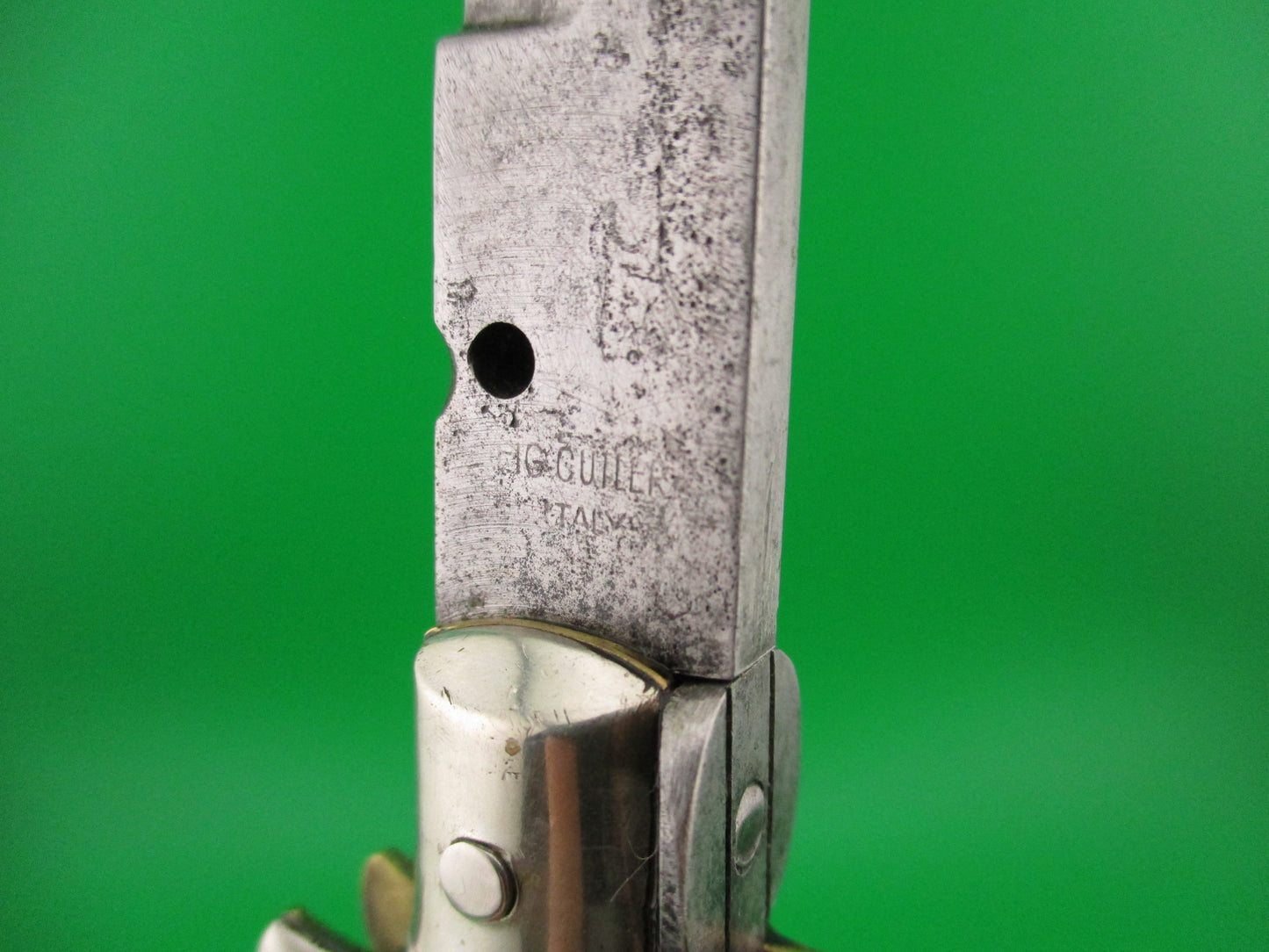 EIG Cutlery Italy 33cm Italian Picklock Stiletto 1950s vintage switchblade knife