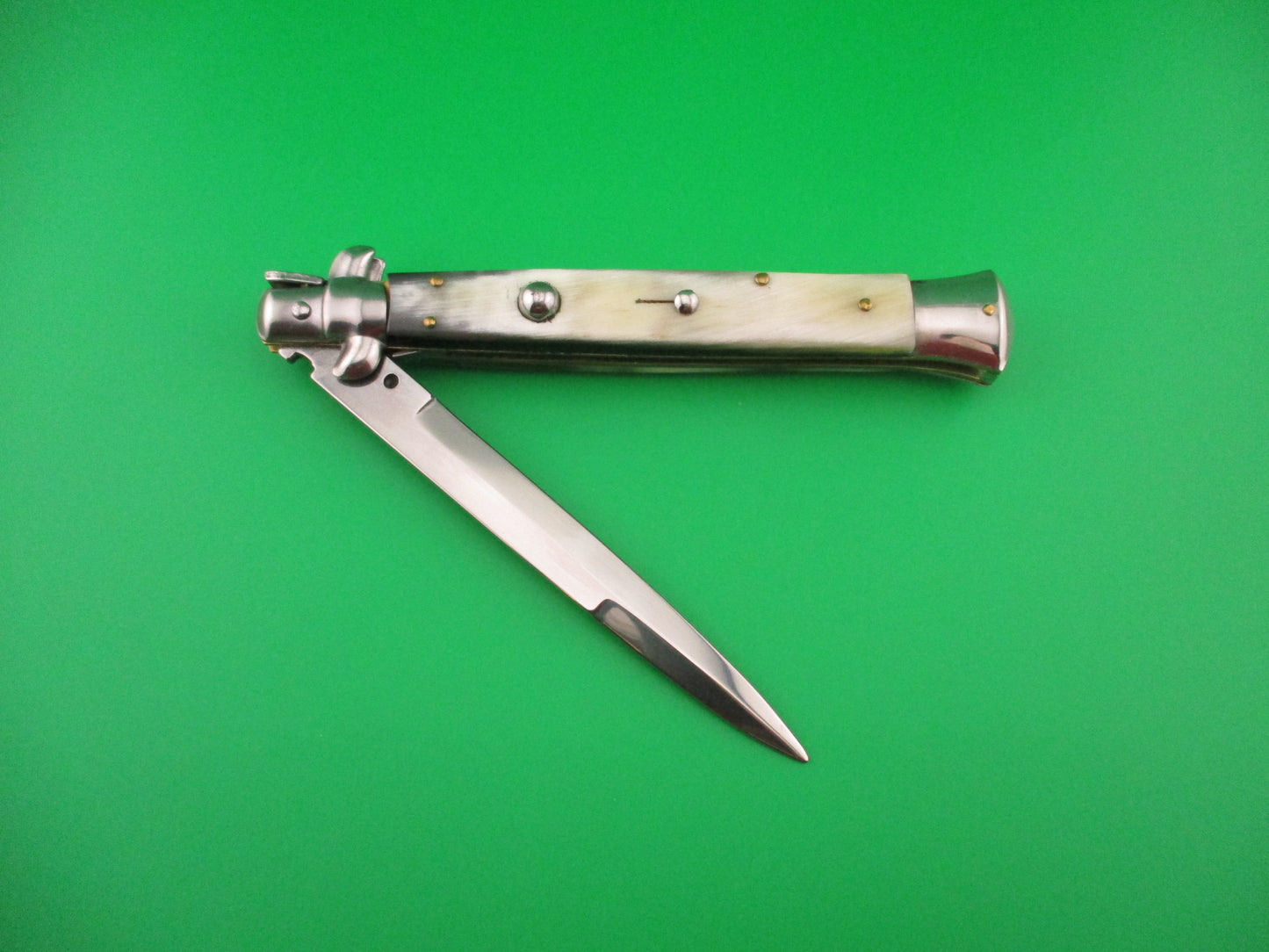 STILETTO ITALY 27cm Italian Stiletto Bayonet Caramel Cream automatic knife