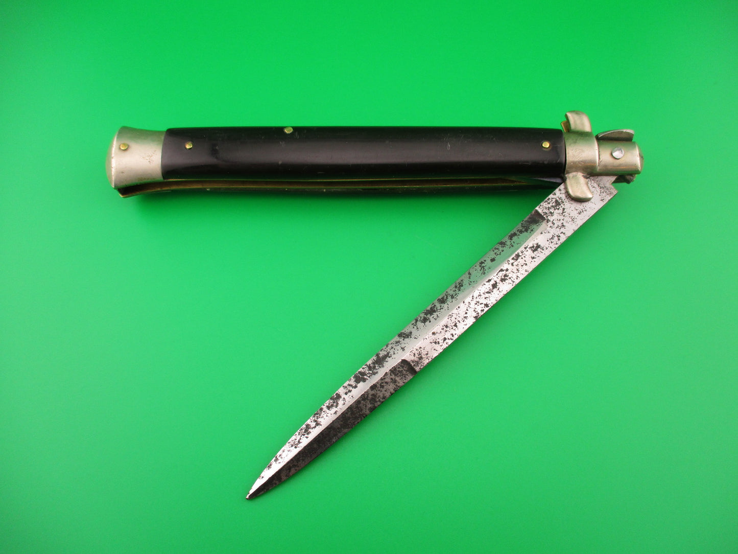 Sterile 33cm Italian Picklock 1950s vintage 5mm backspring automatic knife