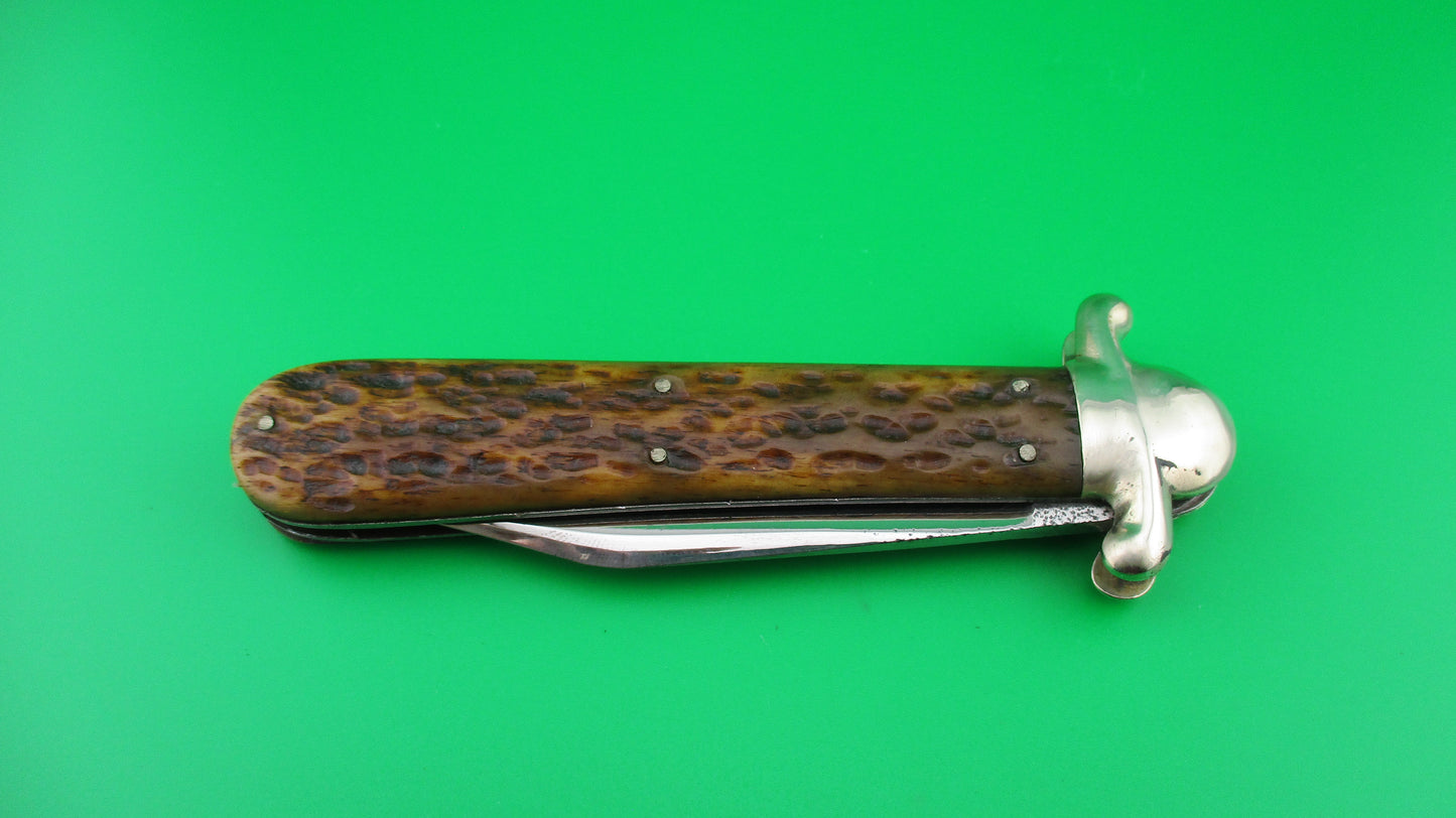 z Press Button Knife Co GUARDIAN Antique switchblade knife