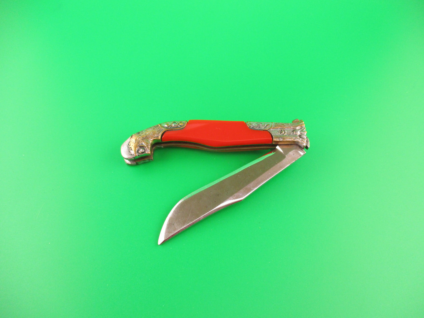 RPK 19cm Russian Prison Knife Big Cat Red Leaf spring vintage automatic knife