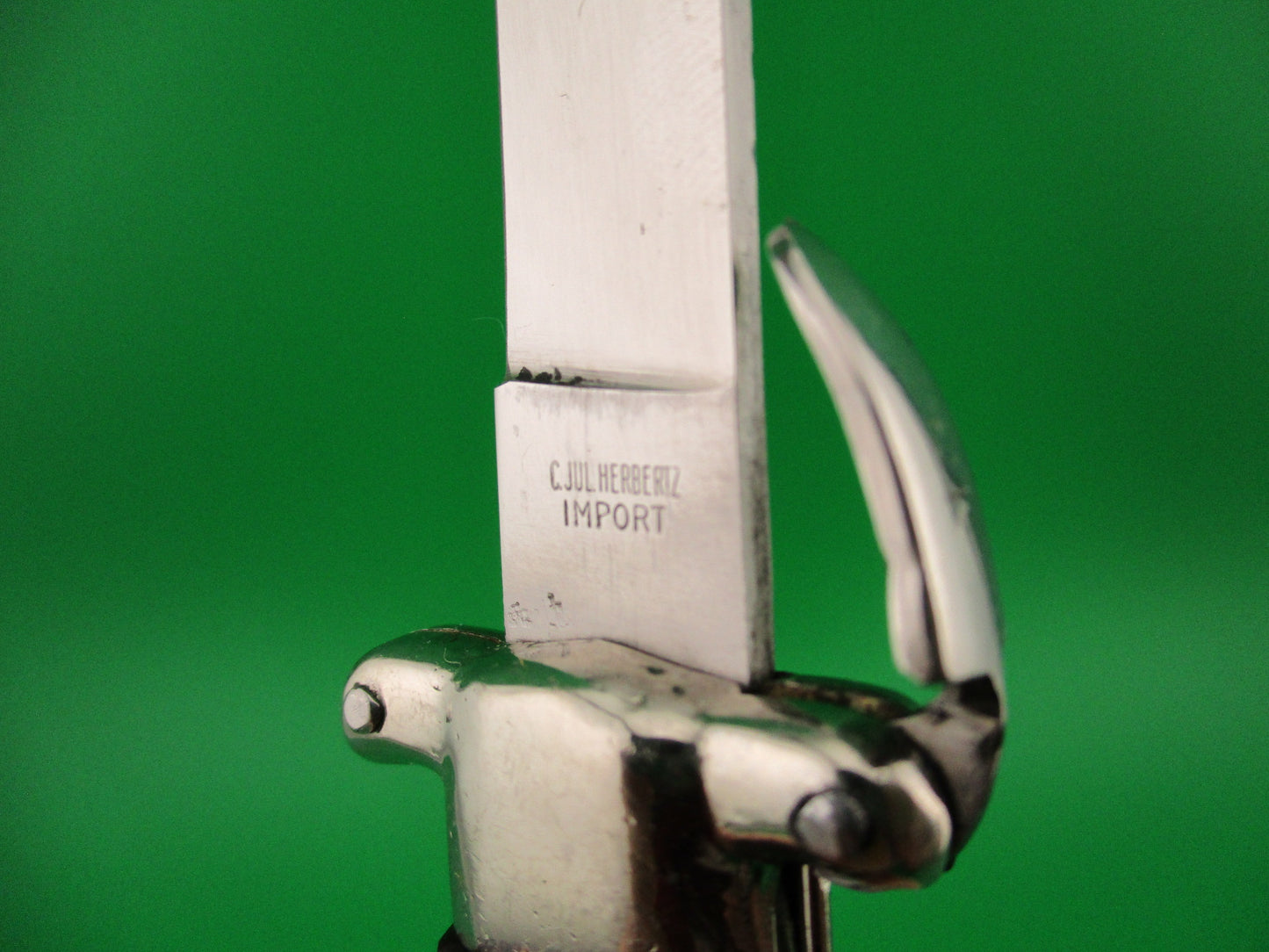 z C JUL HERBERTZ 21cm 1960s Italian Trapdoor OTF switchblade knife