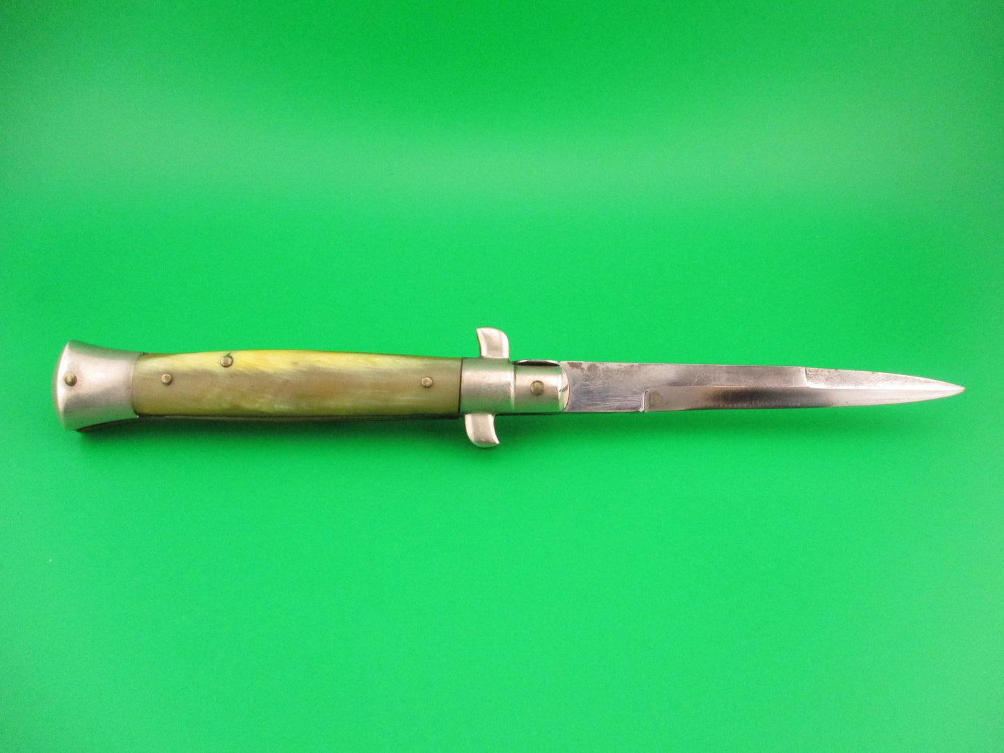 Latama ITALY 20cm Italian Picklock 1950 vintage automatic knife light horn