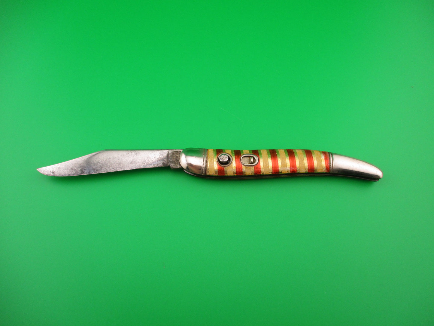 IMPERIAL JM90PBC Toothpick Gold Foil Vintage 1950s Automatic knife