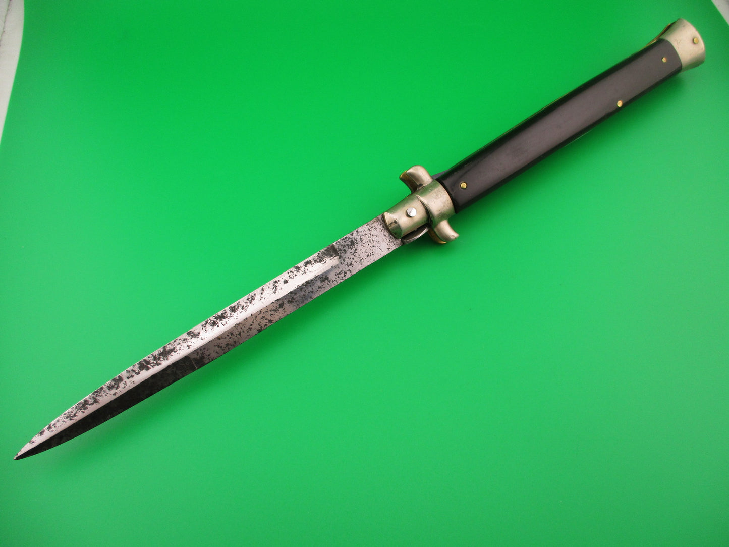 Sterile 33cm Italian Picklock 1950s vintage 5mm backspring automatic knife