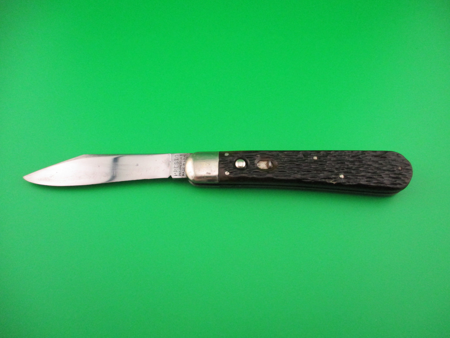 PRESTO Hunter Bone vintage automatic knife pattern #3000
