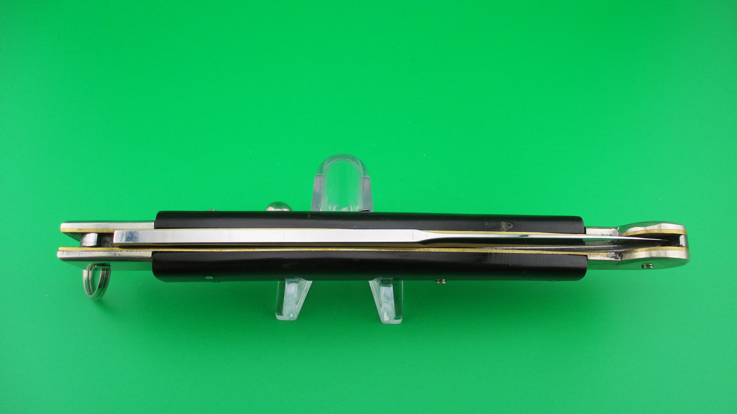 z AGA CAMPOLIN 30cm Sicilian Ring Pull Italian horn automatic knife