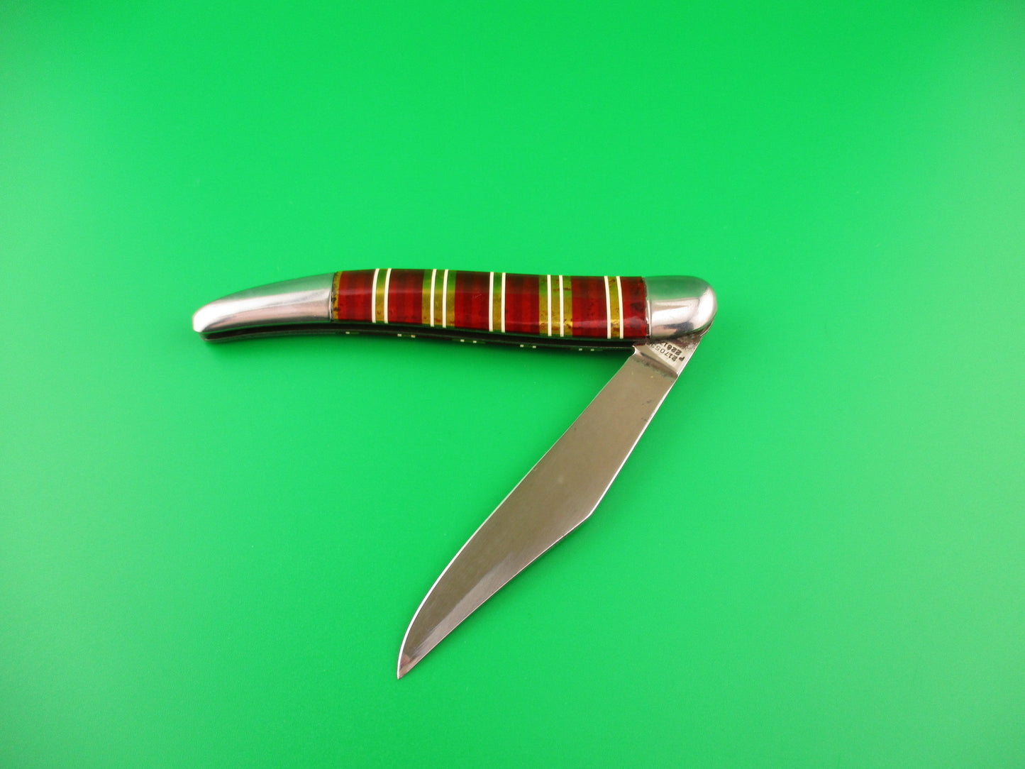 Hammer Brand Imperial Toothpick Candystripe 1950s vintage switchblade knife