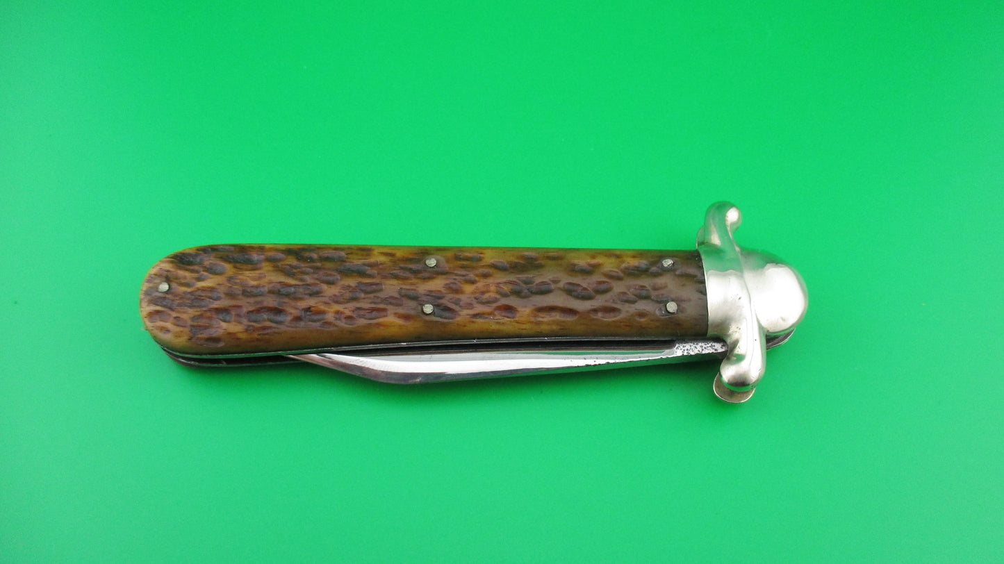 z Press Button Knife Co GUARDIAN Antique switchblade knife