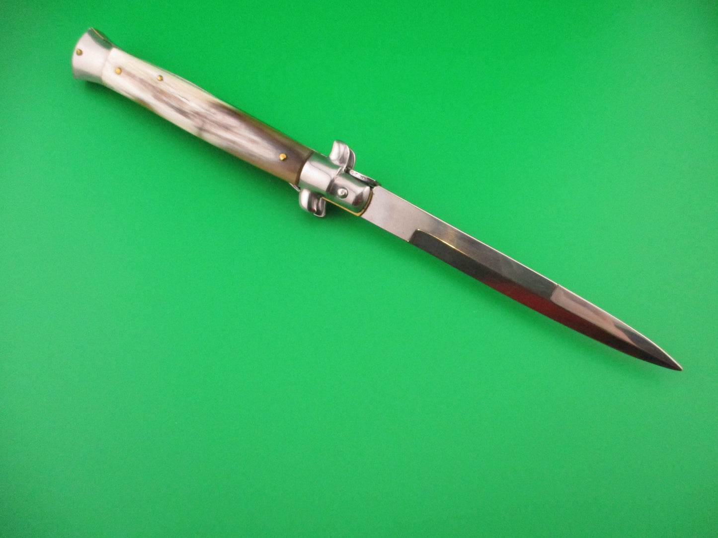 STILETTO ITALY 27cm Italian Stiletto Bayonet Caramel Cream automatic knife