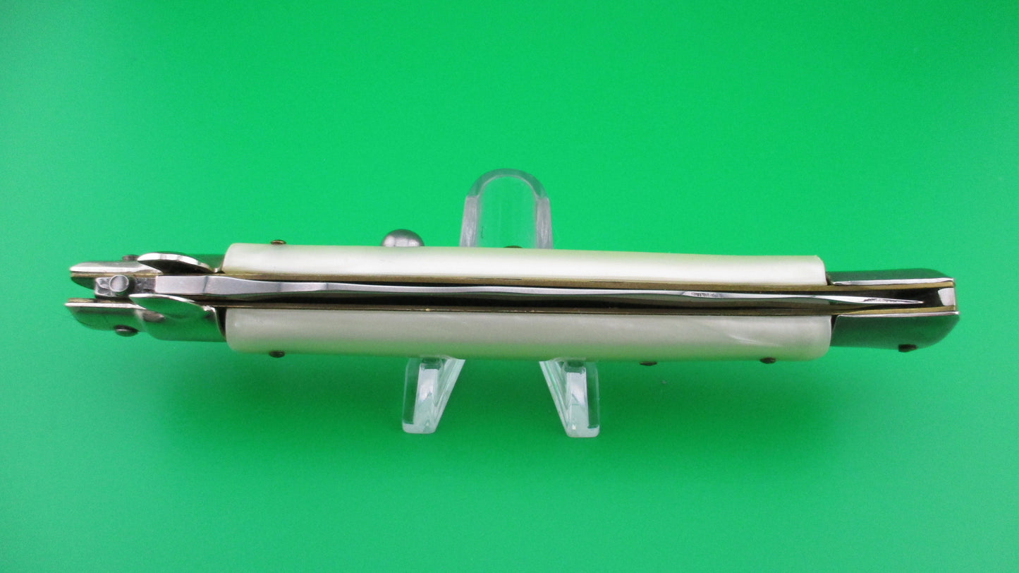 ITALY STAINLESS 28cm Italian Stiletto KRIS swivel bolster automatic knife