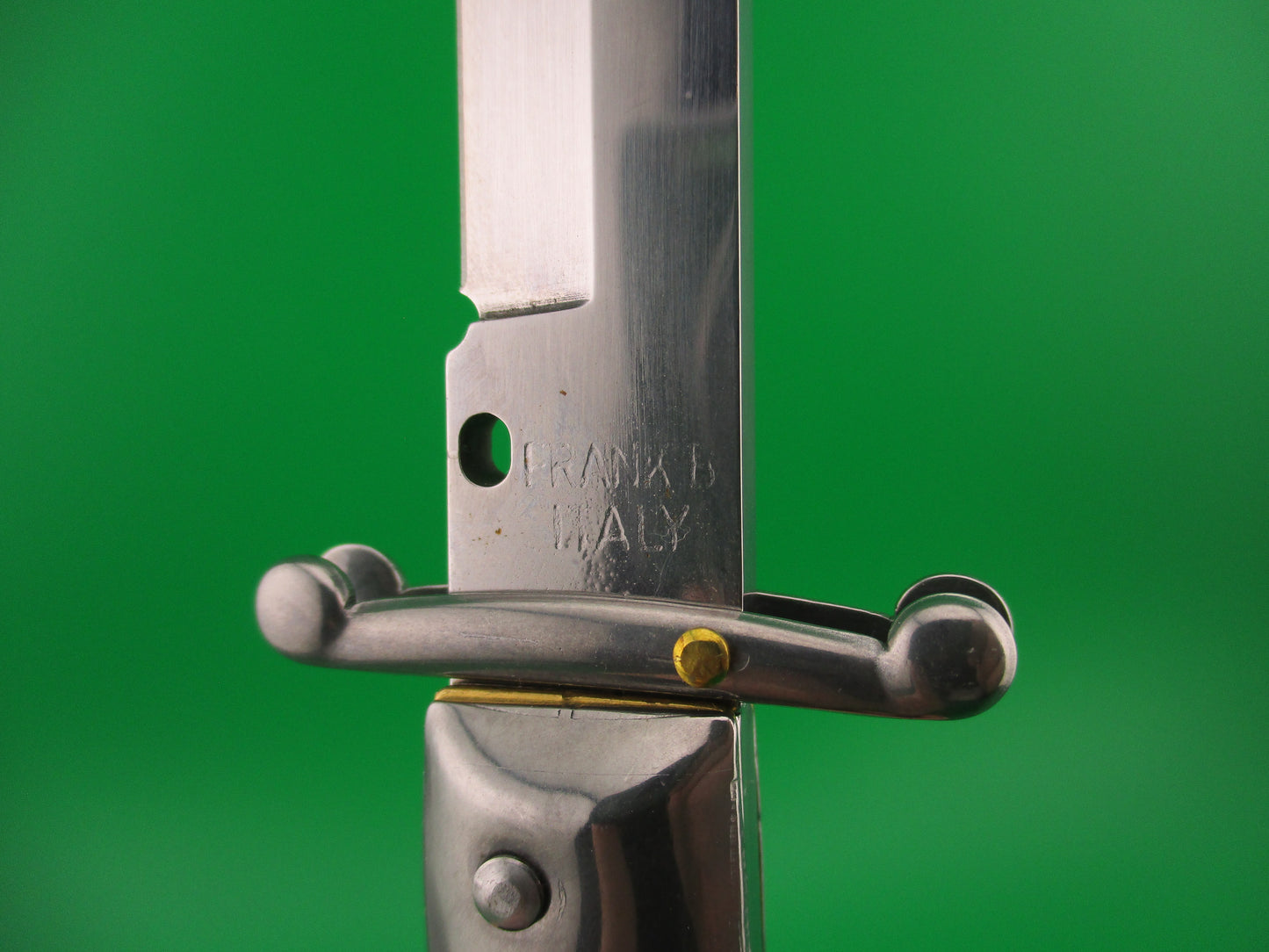 FRANK B ITALY 28cm Italian Swing Guard Brazilian horn automatic knife