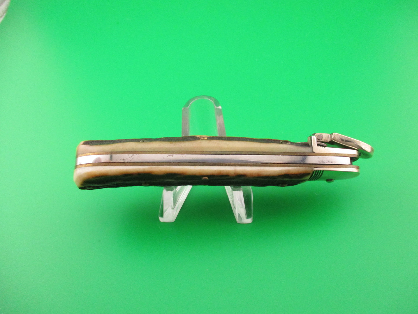 Hubertus 10cm German Lever Bare head (shadow) Stag automatic knife