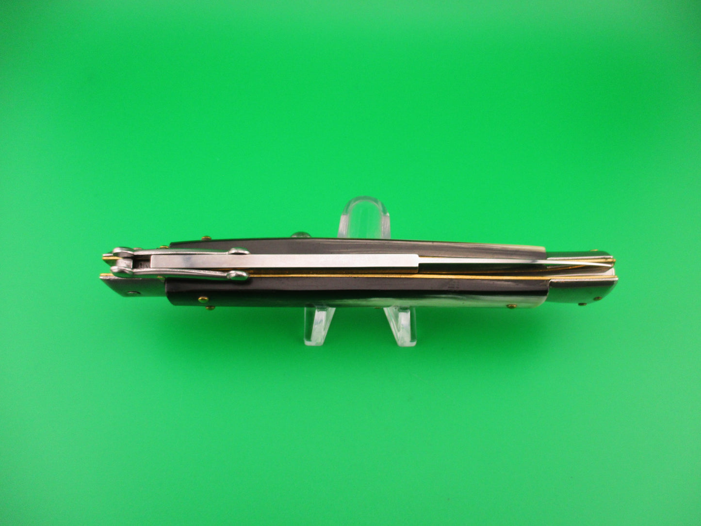 FRANK B ITALY D.M. Dolphin 28cm Italian Swing Guard Brazilian horn automatic knife