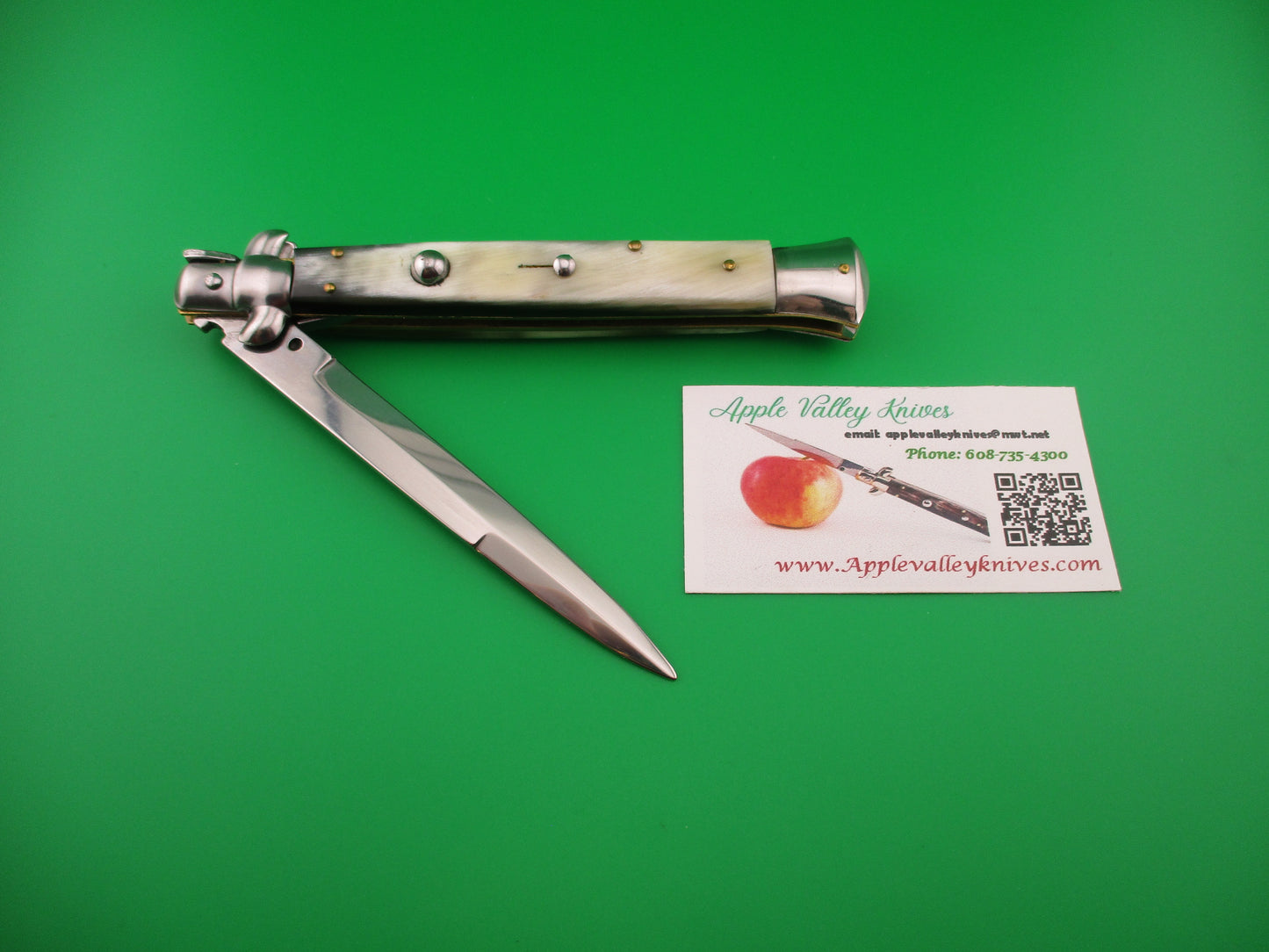 STILETTO ITALY 27cm Italian Stiletto Bayonet Caramel Cream automatic knife