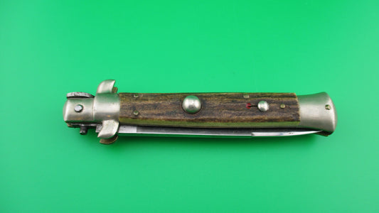 z C JUL HERBERTZ IMPORT 23cm Italian Stag Transitional Swivel bolster switchblade