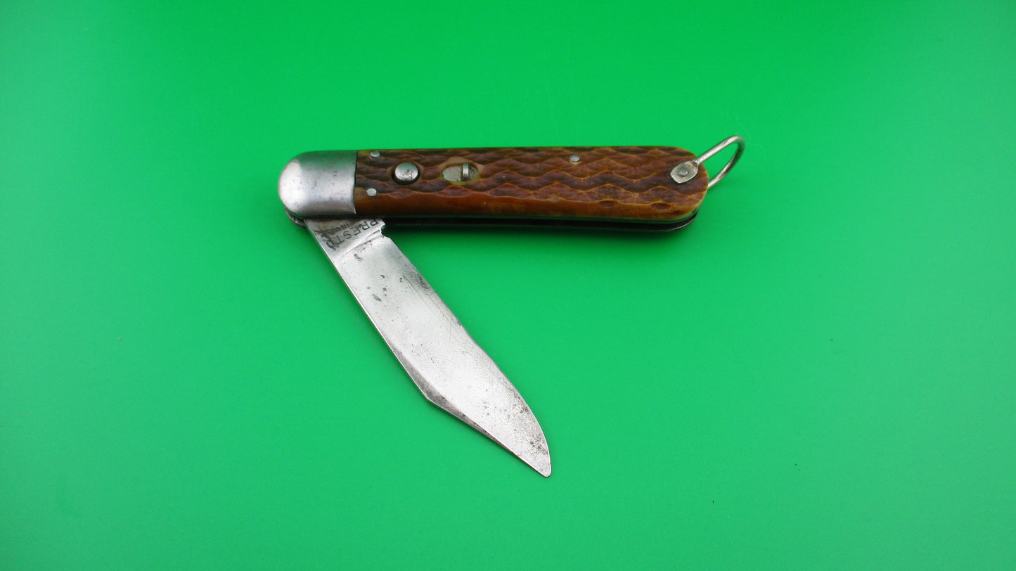 z PRESTO M2 Bone WWII vintage Paratrooper automatic knife