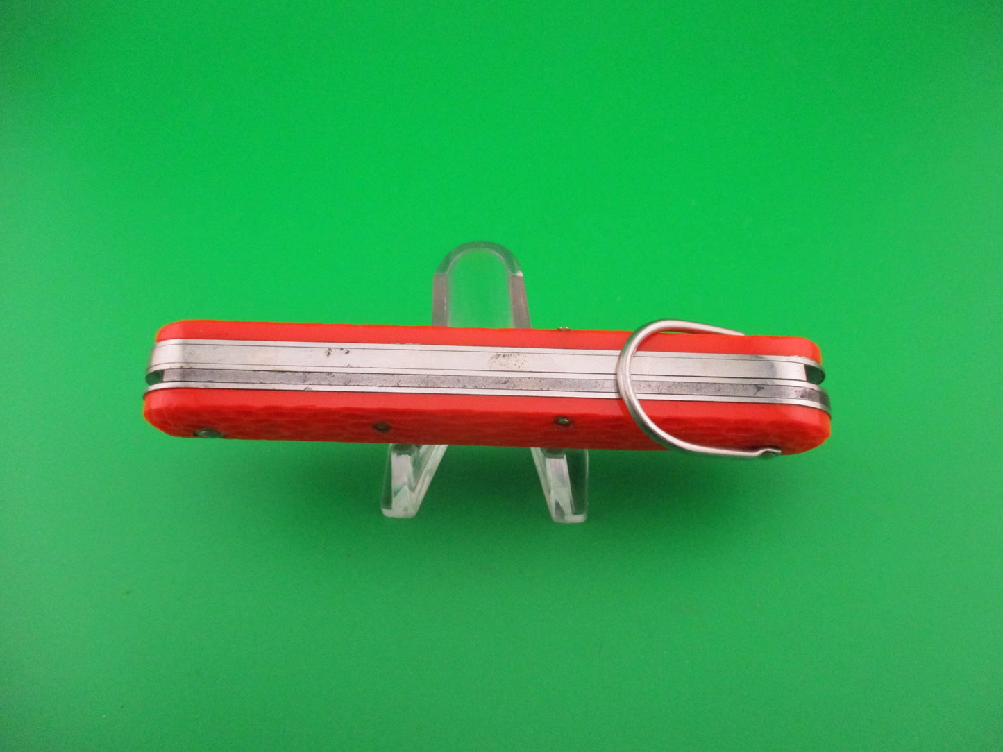 CAMILLUS vintage MC1 Orange paratrooper automatic knife with hook blade