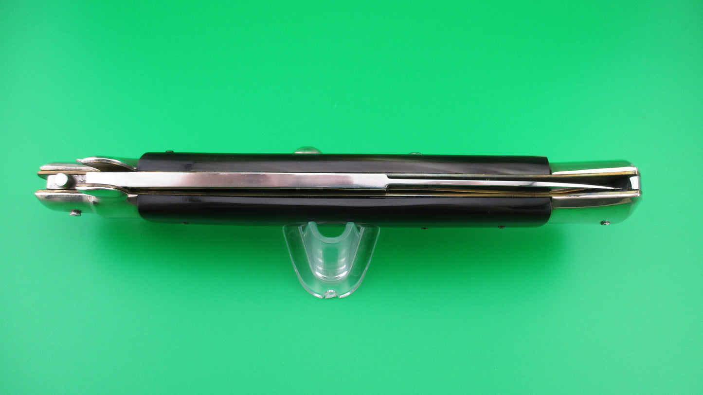 ROSTFREI ITALY 38cm Italian Stiletto Vintage 1980s horn automatic knife