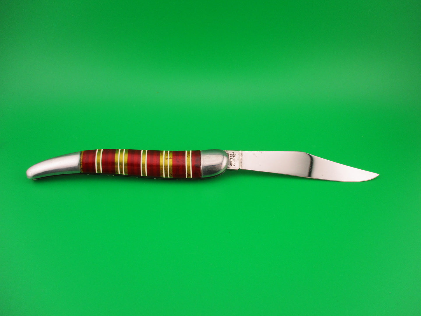 Hammer Brand Imperial Toothpick Candystripe 1950s vintage switchblade knife