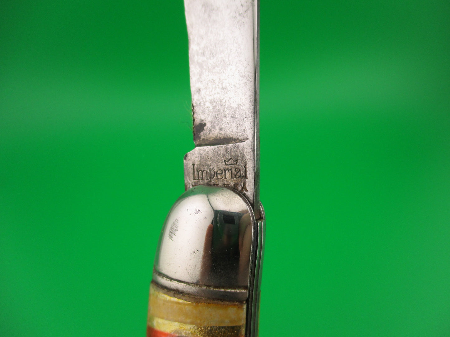IMPERIAL JM90PBC Toothpick Gold Foil Vintage 1950s Automatic knife