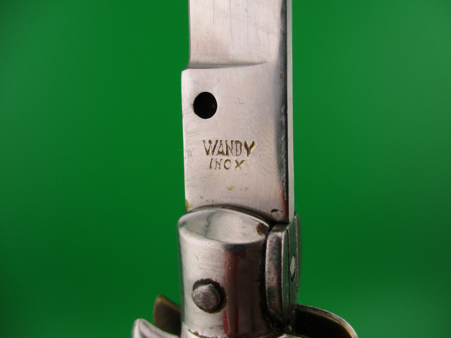 WANDY INOX 28cm Italian Stiletto Vintage swivel bolster switchblade knife