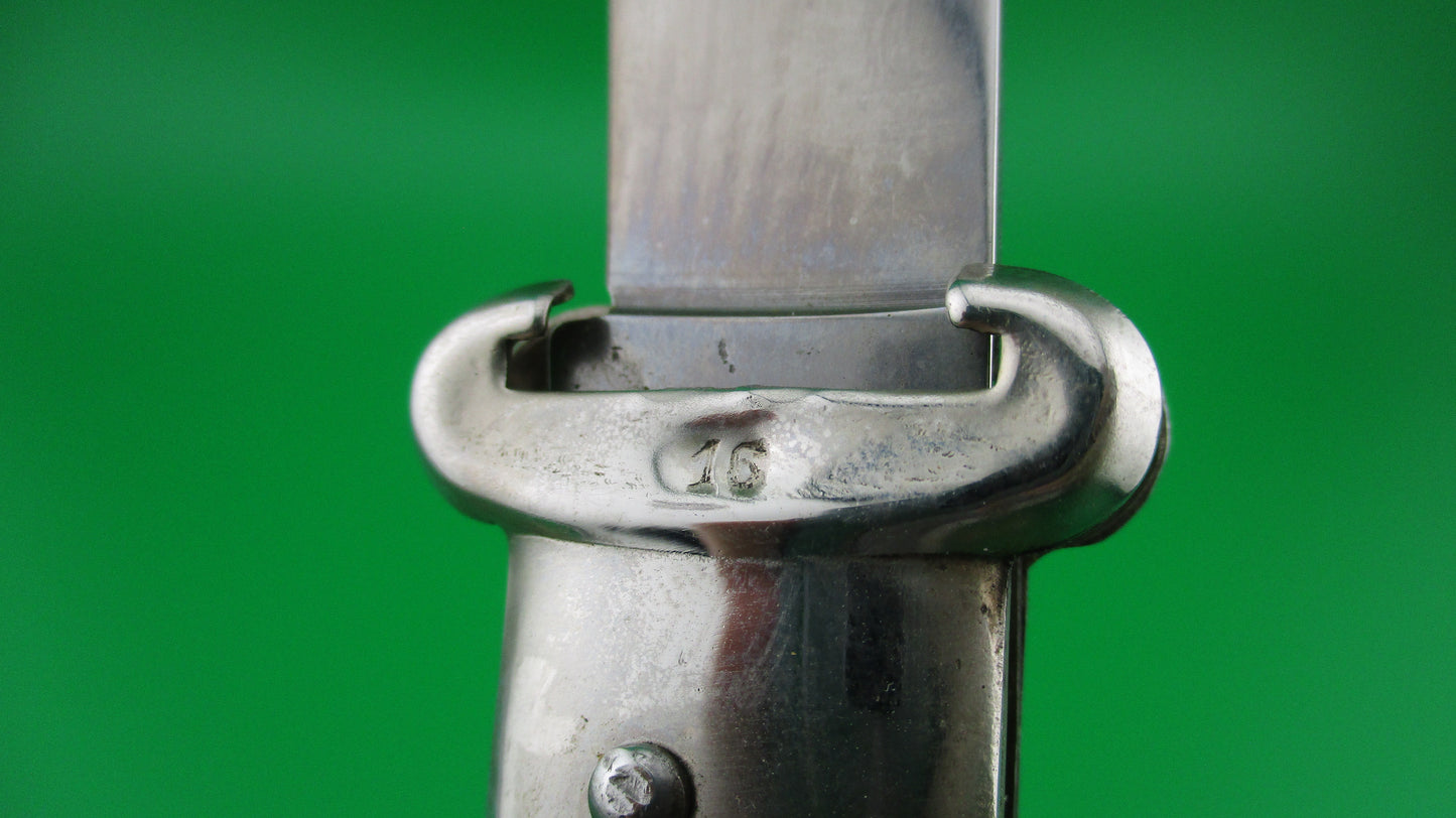 z Italian 20cm Lever Shell puller Blue Pearlex automatic knife