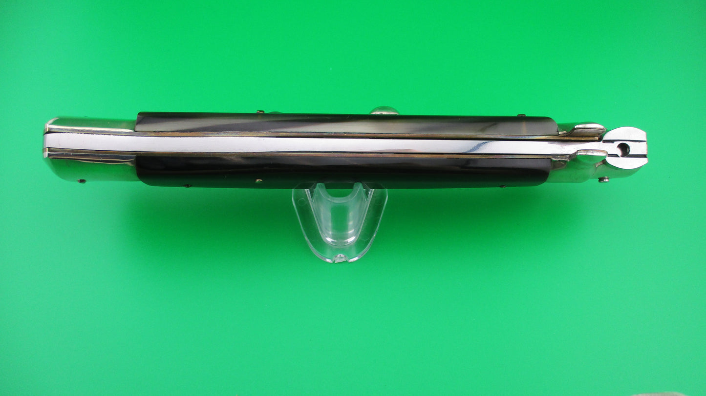 ROSTFREI ITALY 38cm Italian Stiletto Vintage 1980s horn automatic knife