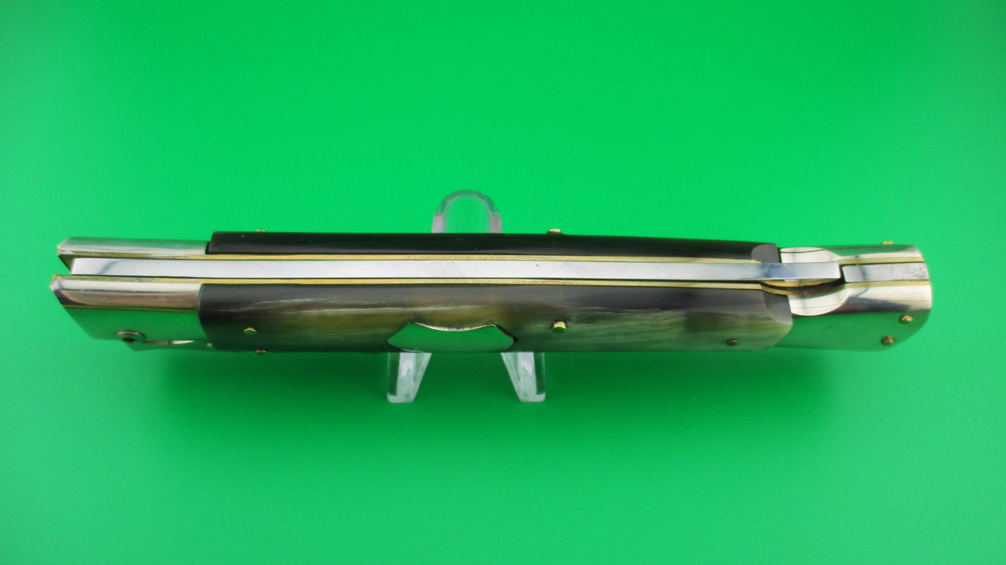 z AGA CAMPOLIN 33cm Italian Batwing Shield button automatic knife