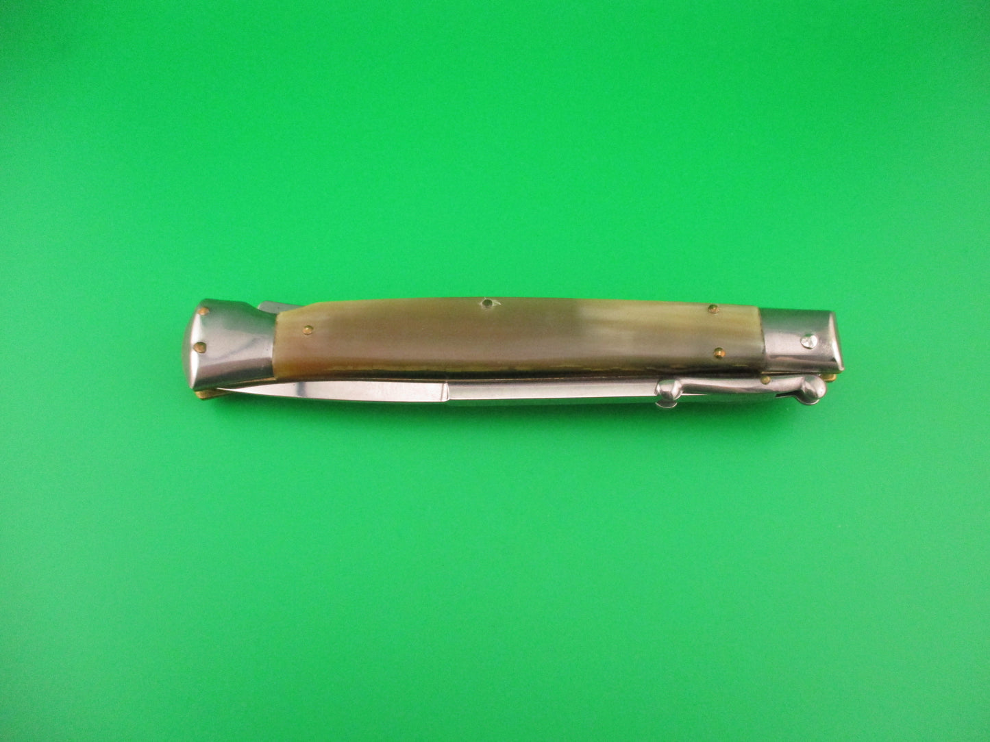 LIMITED EDITION 2004 28cm Italian Swing Guard Frank B Honey & Cream automatic knife
