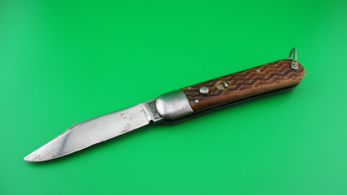 z PRESTO M2 Bone WWII vintage Paratrooper automatic knife