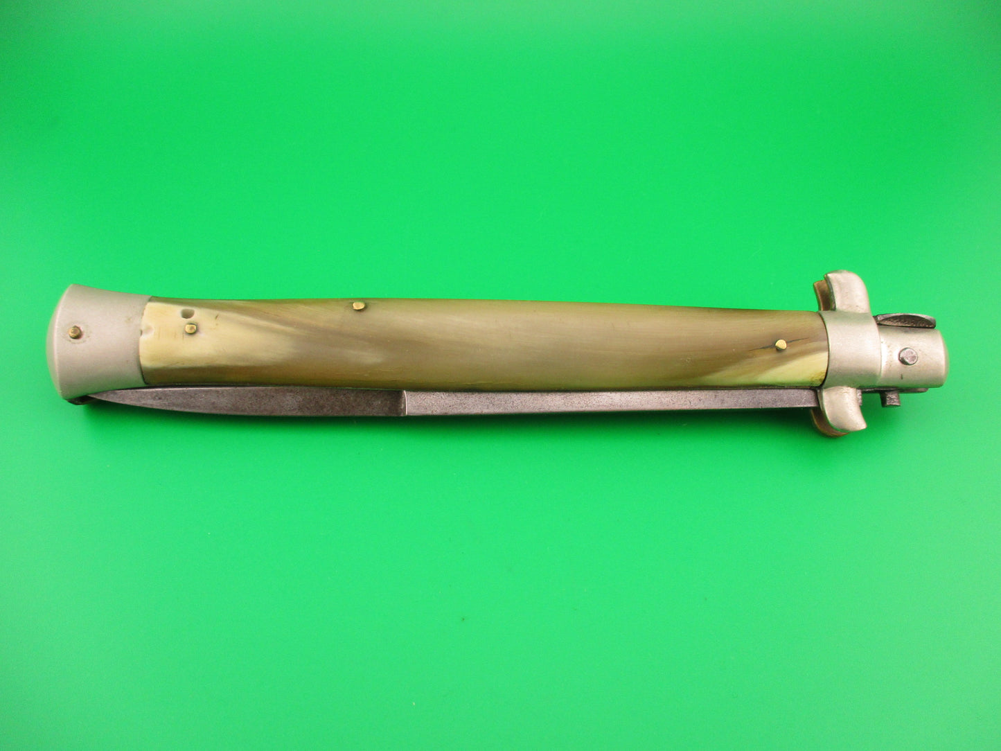 S.M.CO ITALY 33cm Italian Picklock Vintage 1950s Honey & Cream Automatic knife