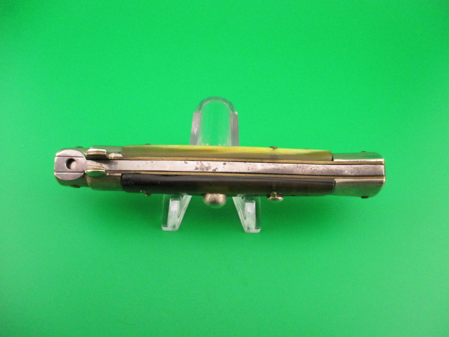 Latama ITALY 20cm Italian Picklock 1950 vintage automatic knife light horn