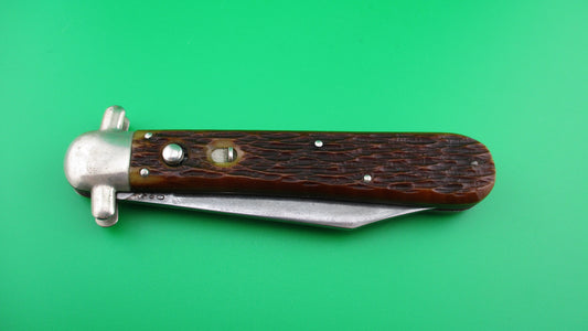 z PRESTO DERBY HUNTER Bone Vintage automatic knife