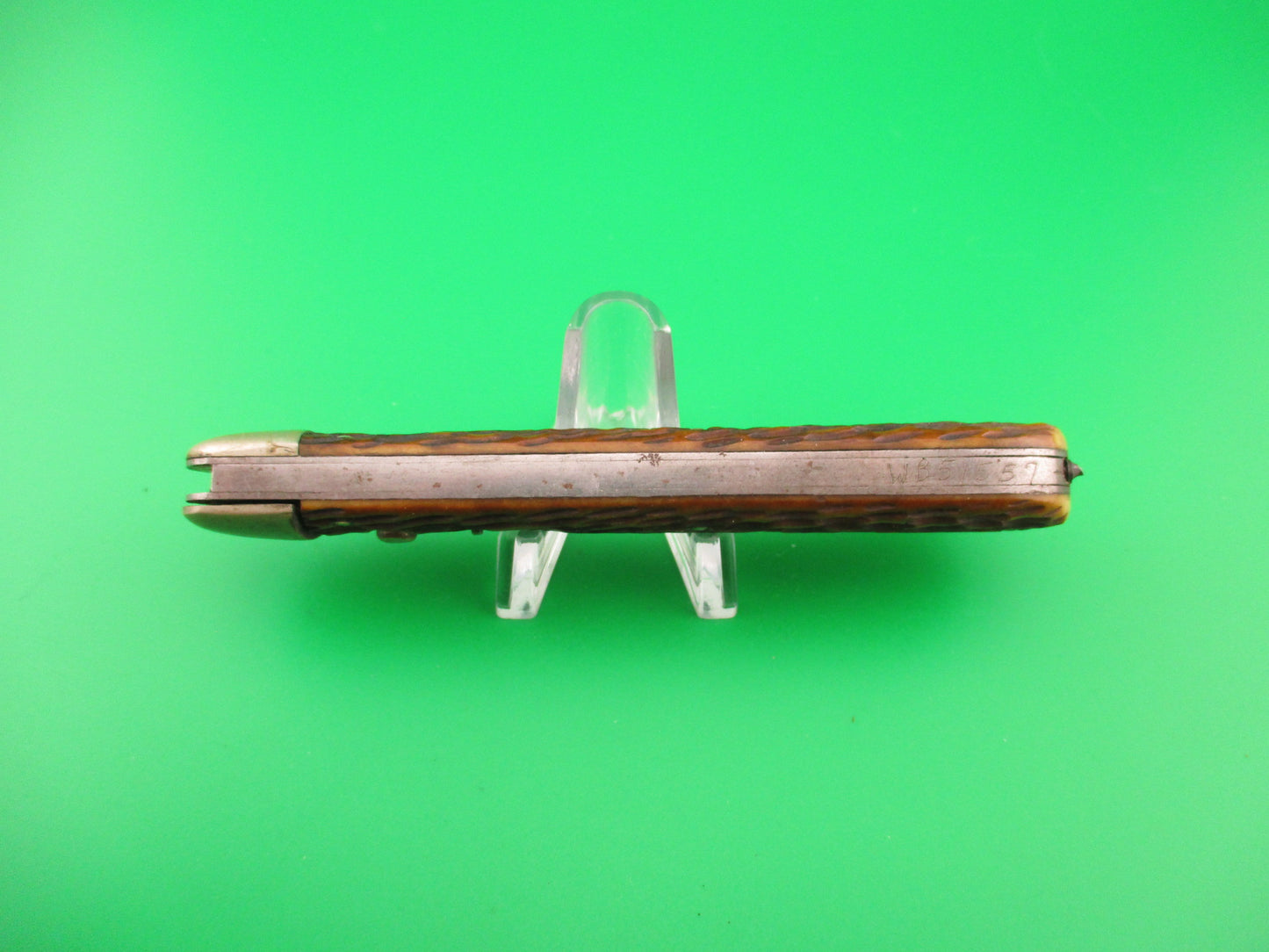 SCHRADE CUT CO 1613 3/4 Saber Grind Hunter WARNER BROS Movie Prop Knife