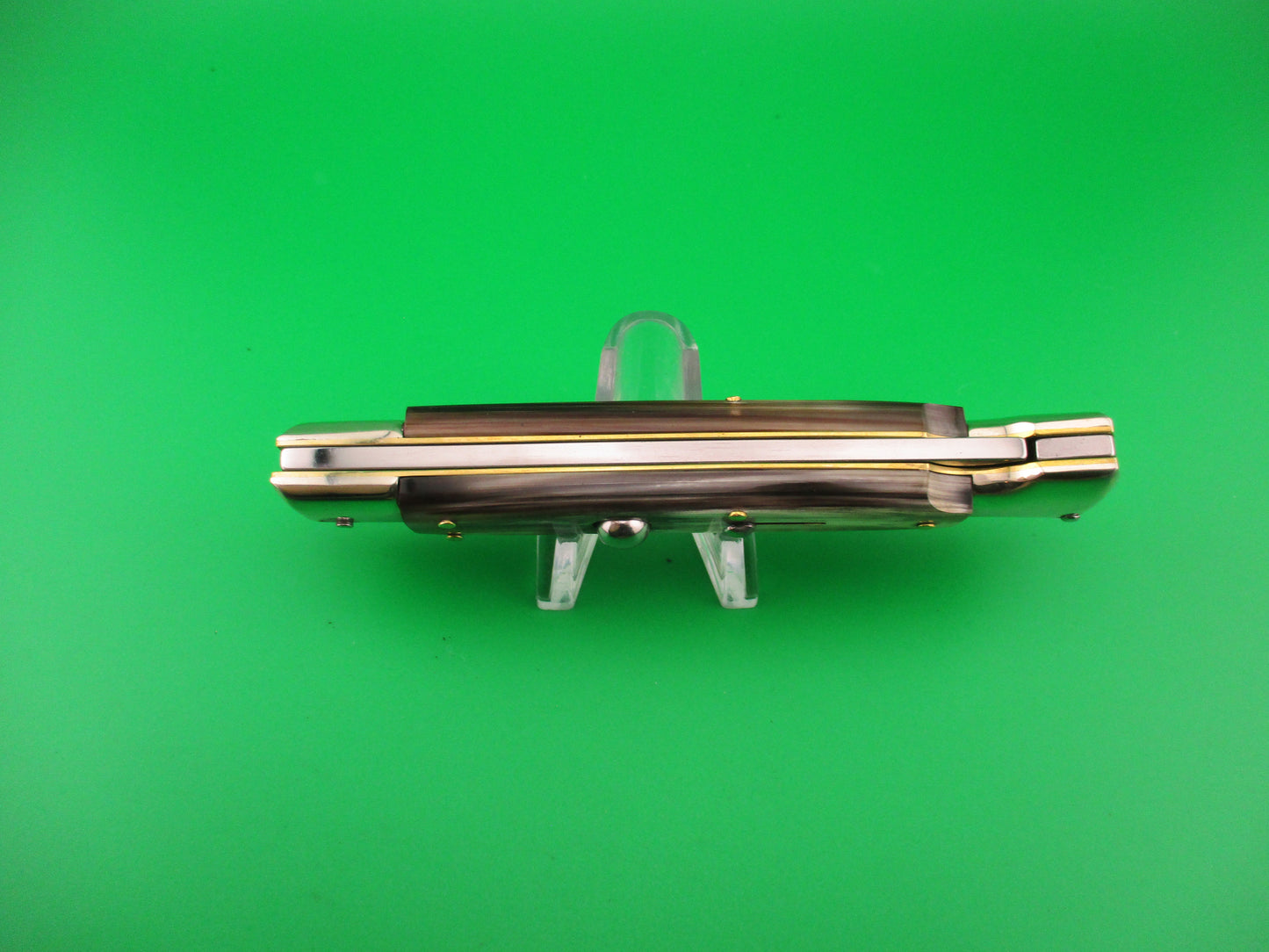 AGA CAMPOLIN 23cm Italian Swing Guard Horn Bayonet blade automatic knife