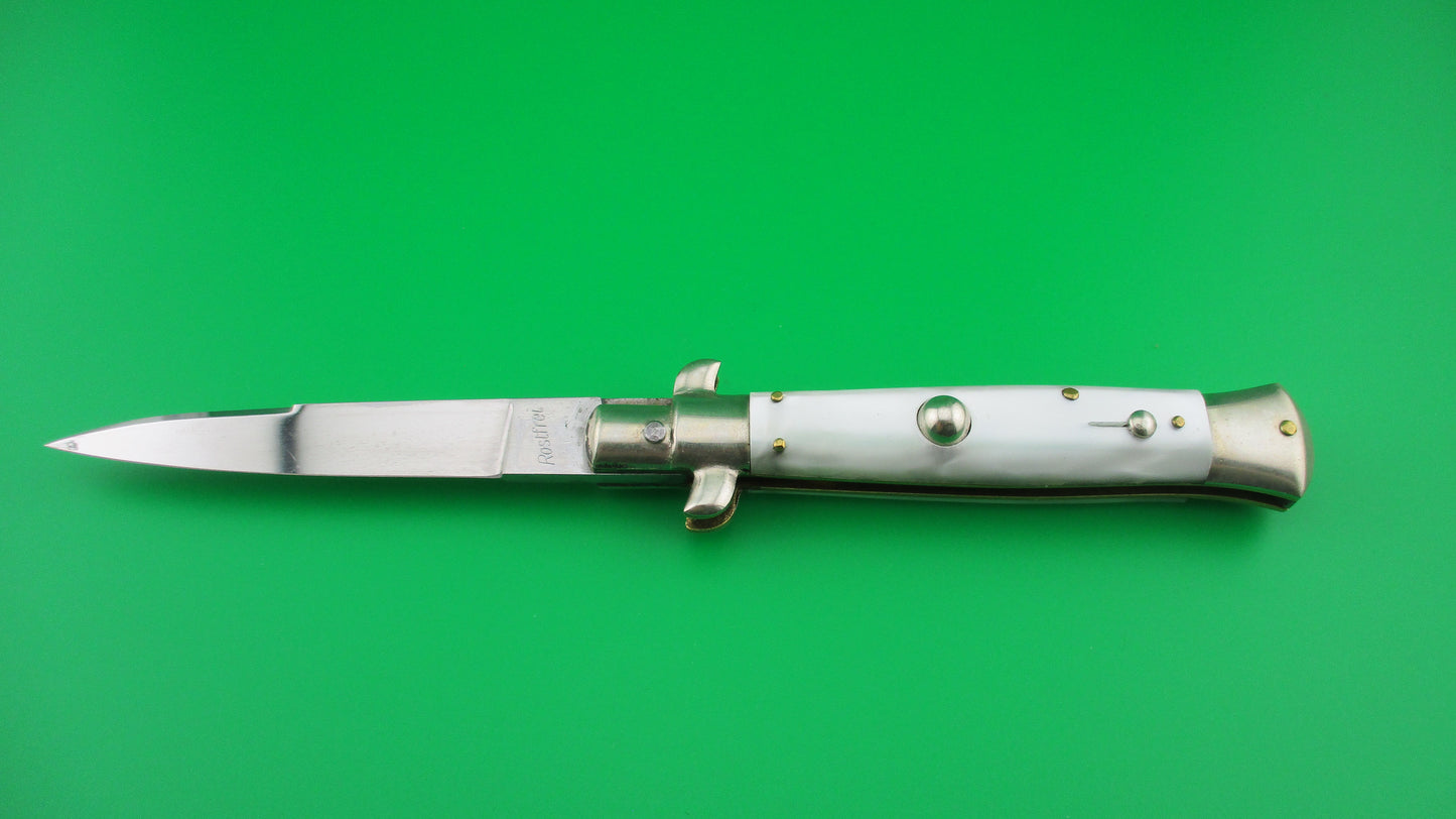 z Rostfrei (slant) 20cm Italian Vintage BoBc Pearlex automatic knife