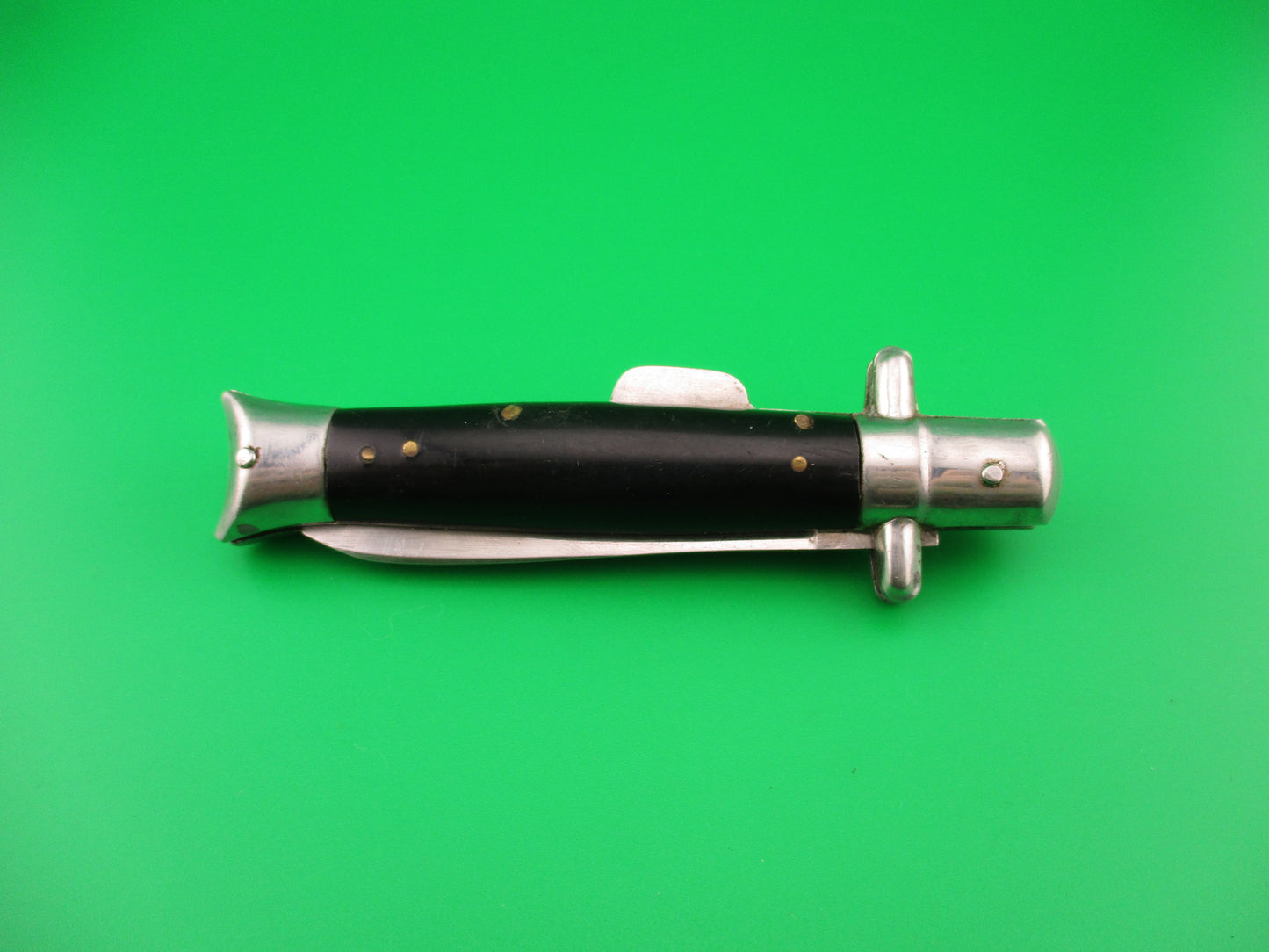 STAINLESS STEEL JAPAN VALOR 187-S 17cm Japanese FAKE switchblade humpback knife