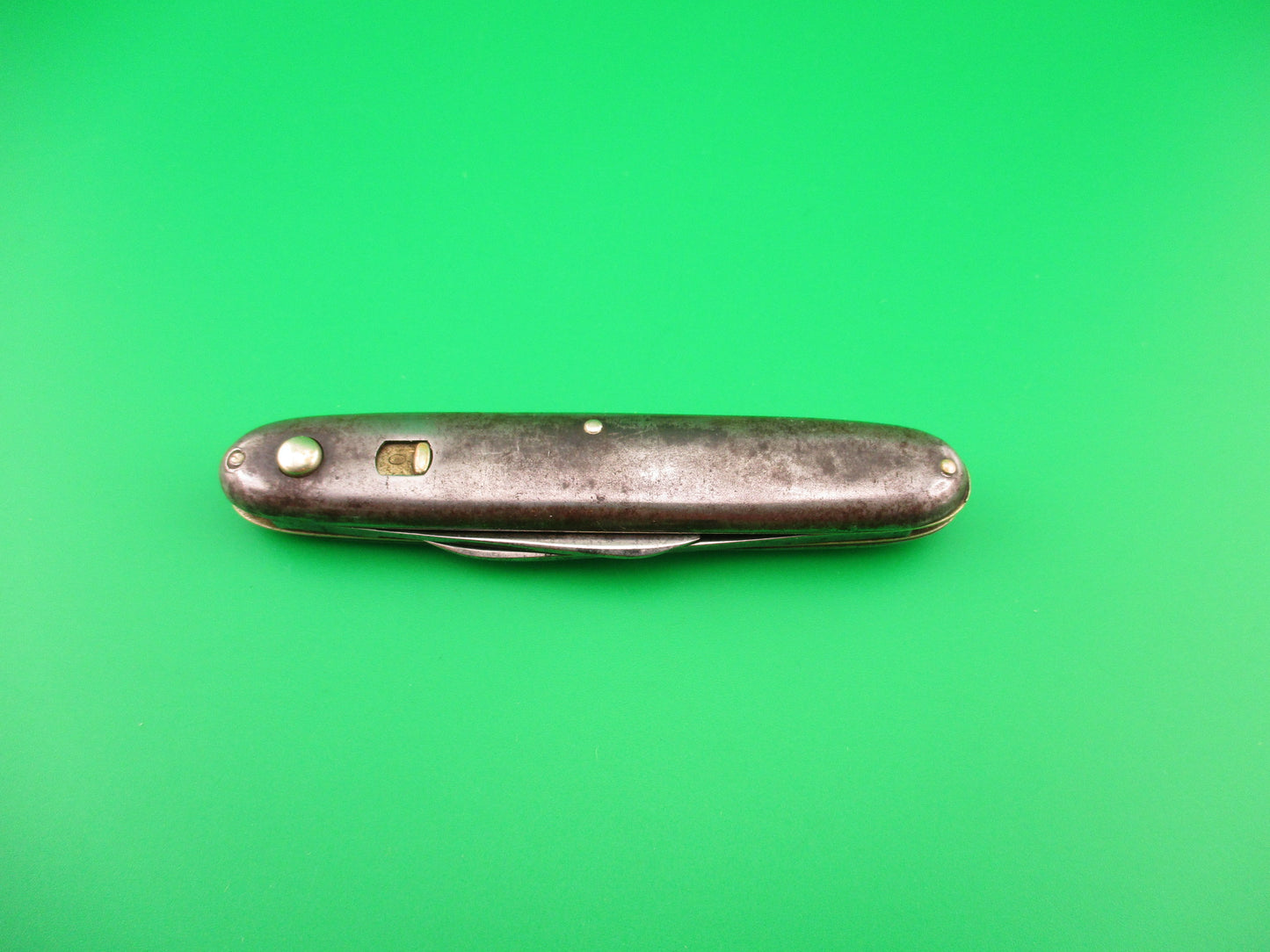 WUCOS 3 3/8" German Double Steel Antique automatic knife