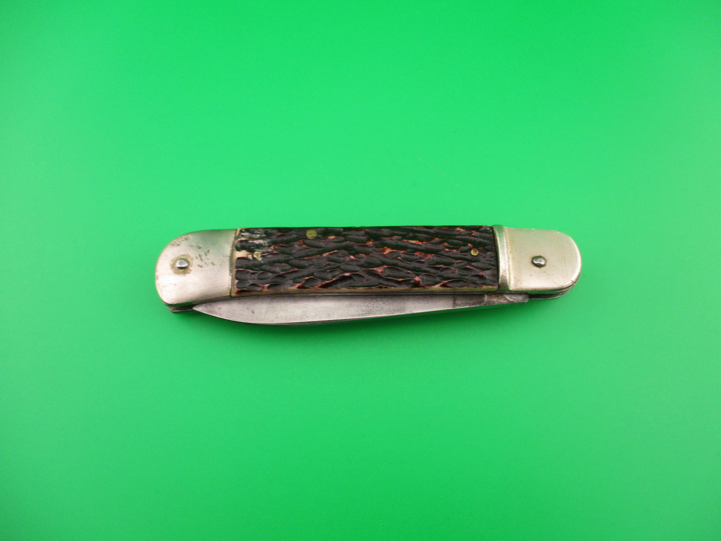 SOLINGEN CUTLERY GERMANY 10cm German Jigged bone SPRINGER vintage knife