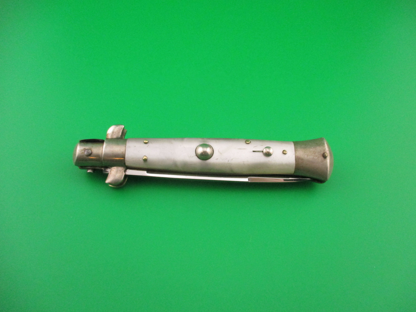 Rostfrei (slant) 20cm Italian Picklock Pearlex vintage 1950s automatic knife