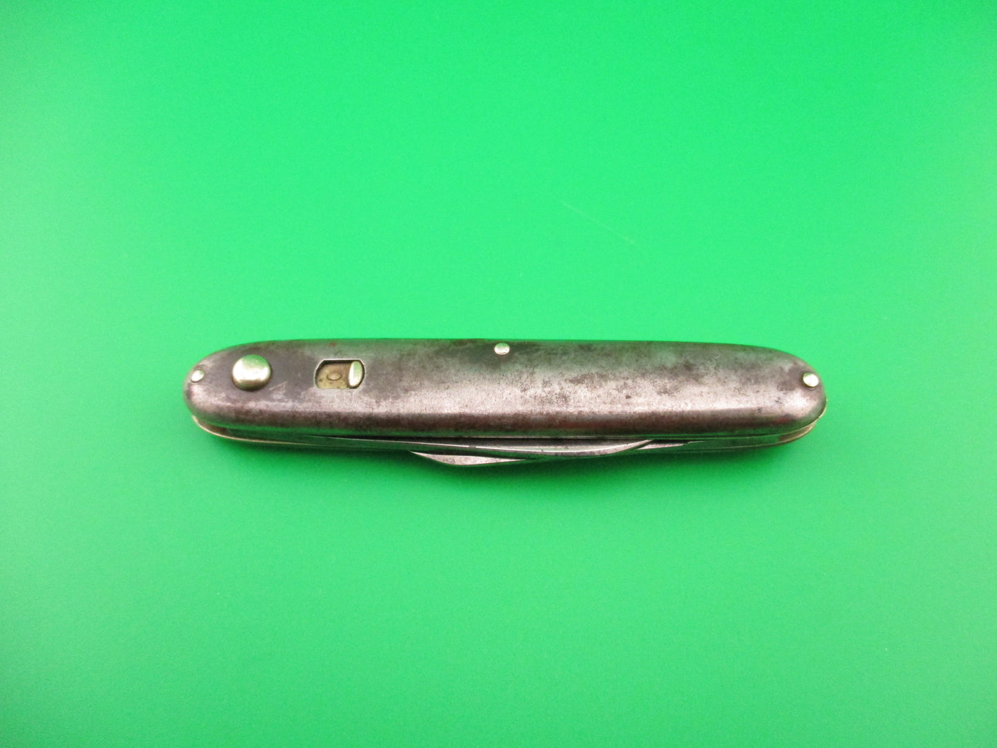 WUCOS 3 3/8" German Double Steel Antique automatic knife
