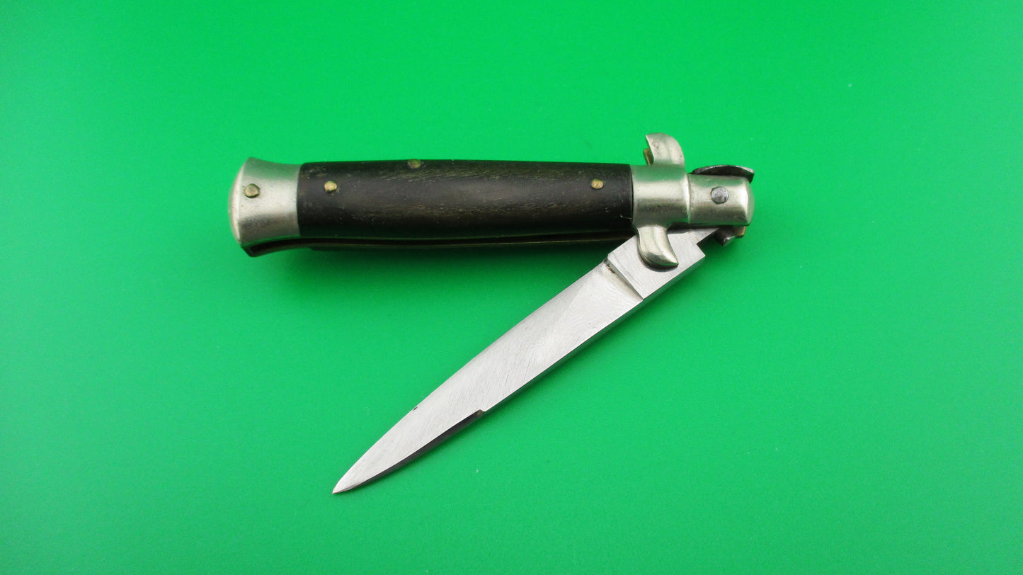 z INOXID 14cm Italian Picklock 1950s Vintage automatic knife red dot safety