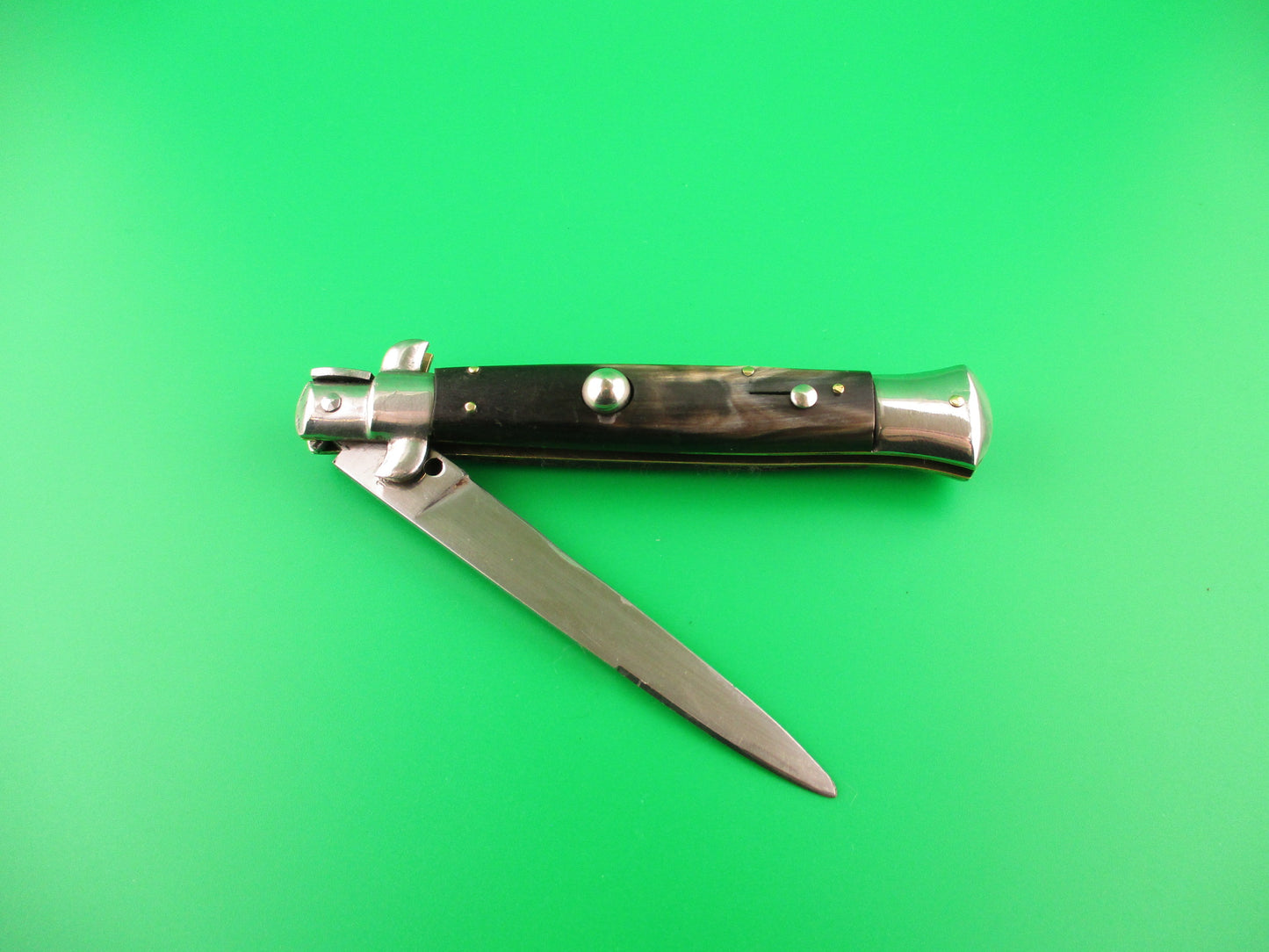 Repair Carl weak spring Rostfrei (slant) 23cm Italian Transitional Stiletto vintage automatic knife
