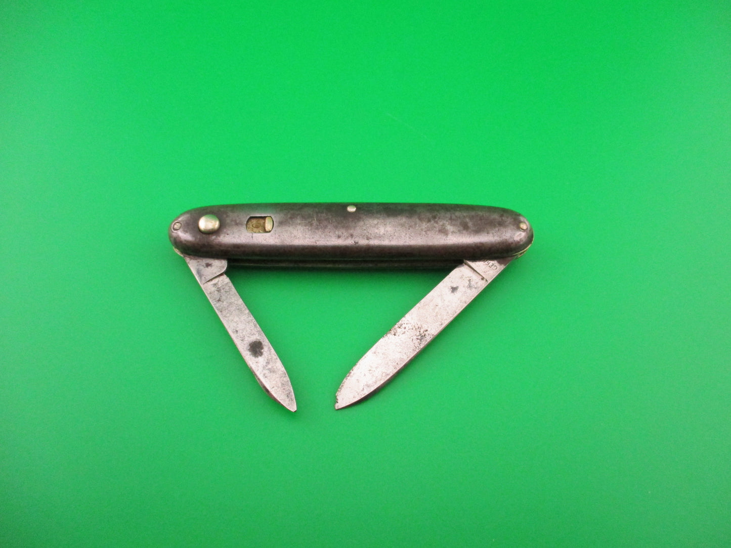 WUCOS 3 3/8" German Double Steel Antique automatic knife