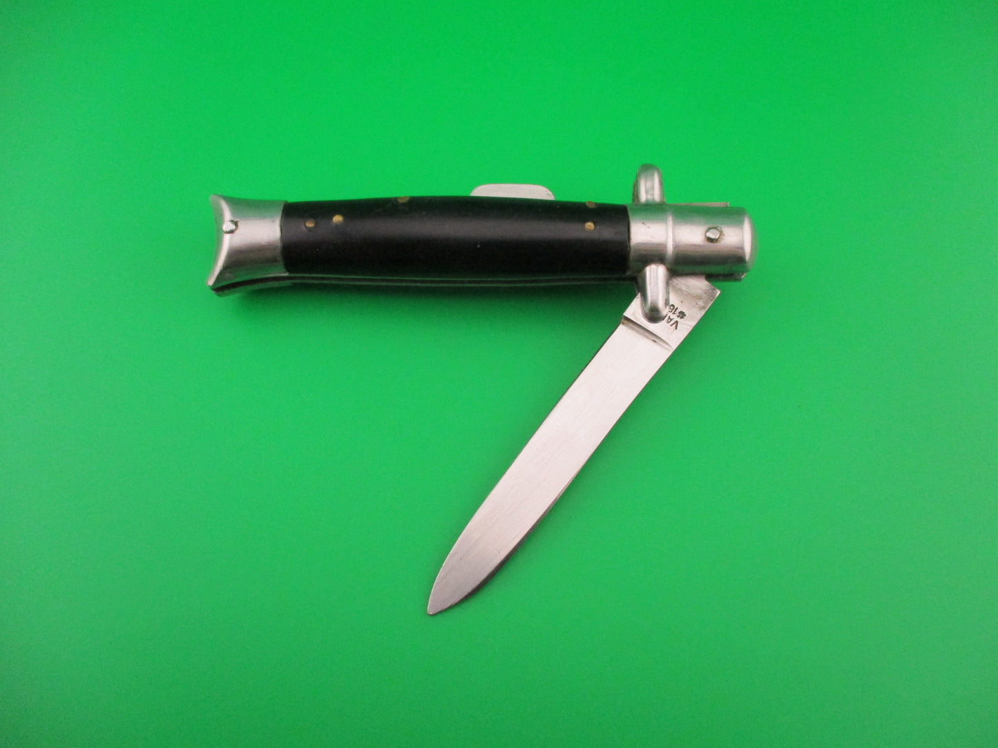 STAINLESS STEEL JAPAN VALOR 187-S 17cm Japanese FAKE switchblade humpback knife