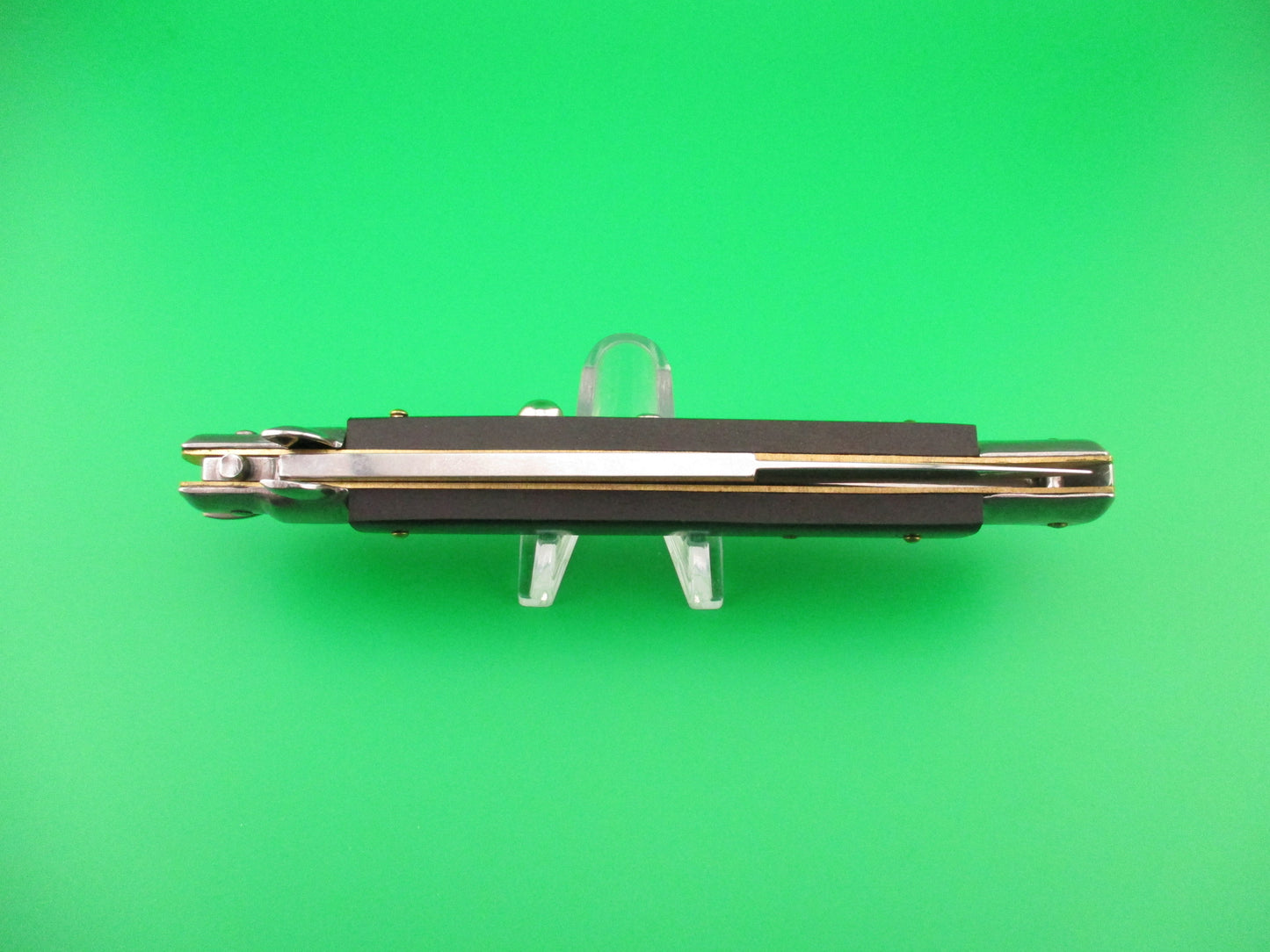 Frank B ITALY 28cm Italian Stiletto bayonet blade Ebony automatic knife