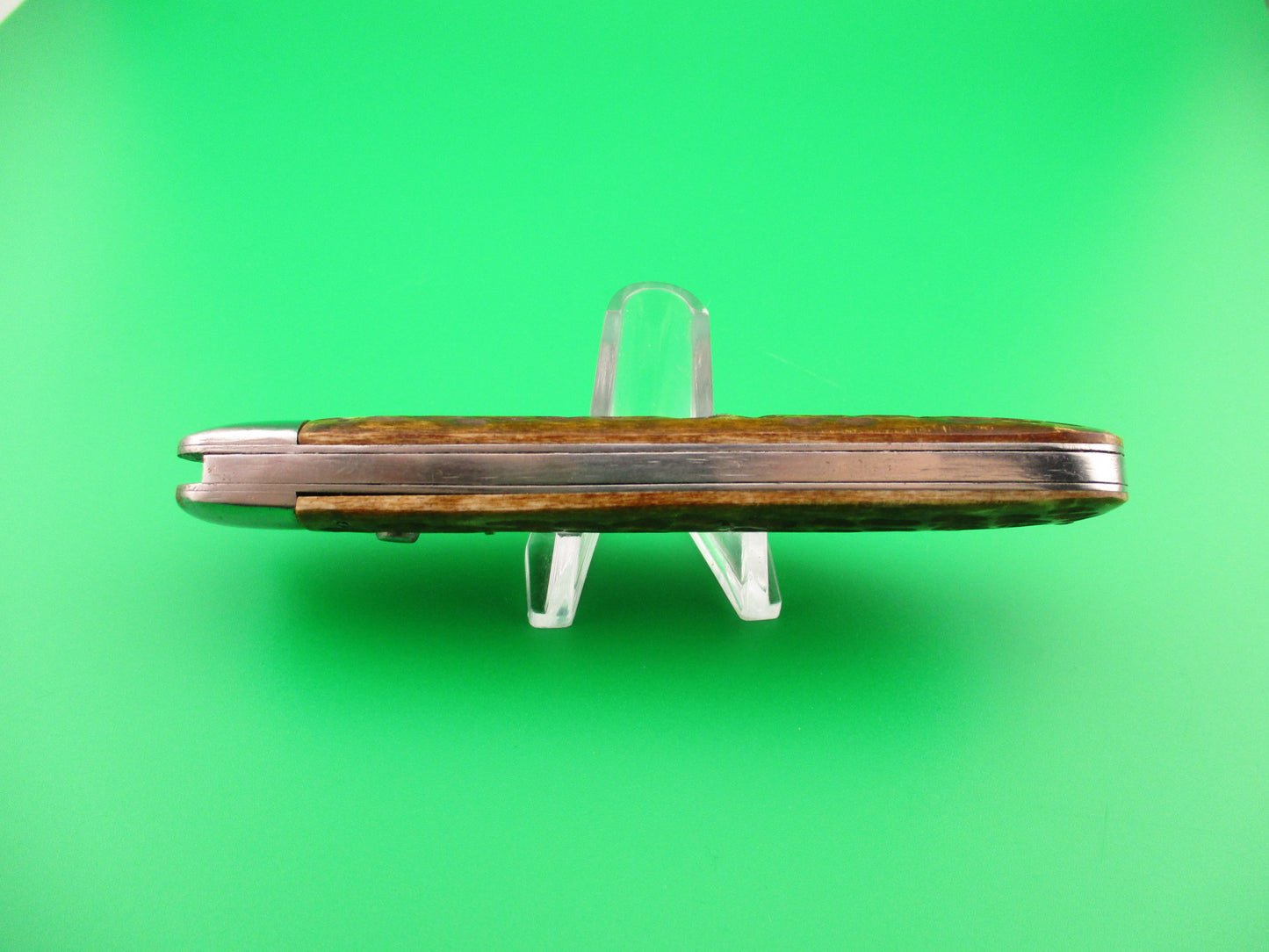 Schrade Cut Co Hunters Pride # G1543 3/4 bone Folding guard switchblade knife