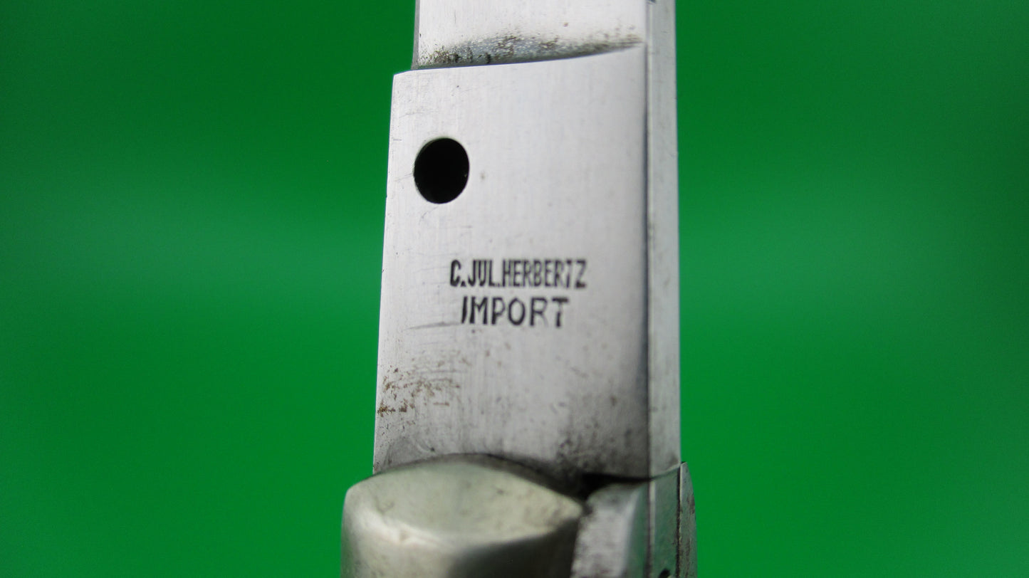 C JUL HERBERTZ IMPORT 23cm Italian Stag Transitional Swivel bolster switchblade