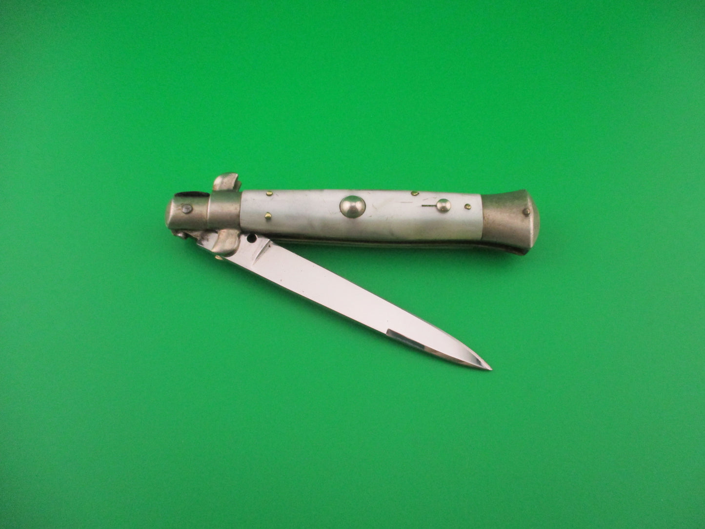 Rostfrei (slant) 20cm Italian Picklock Pearlex vintage 1950s automatic knife